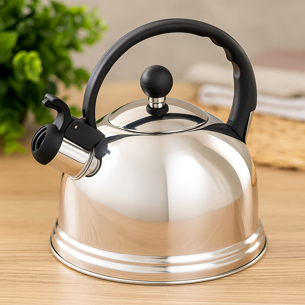 Чайник для плиты DoubleBase со свистком нержавеющая сталь/двойное дно 2,5 л (28410807) - фото 10 Чайник для плиты DoubleBase со свистком нержавеющая сталь/двойное дно 2,5 л (28410807) - фото 10