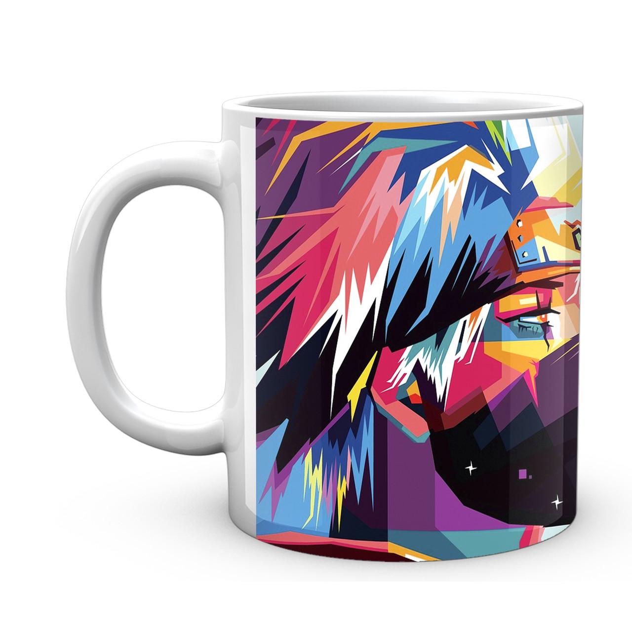 Чашка Gee! Наруто Naruto Какаши с котёнком Белый NA.02.314