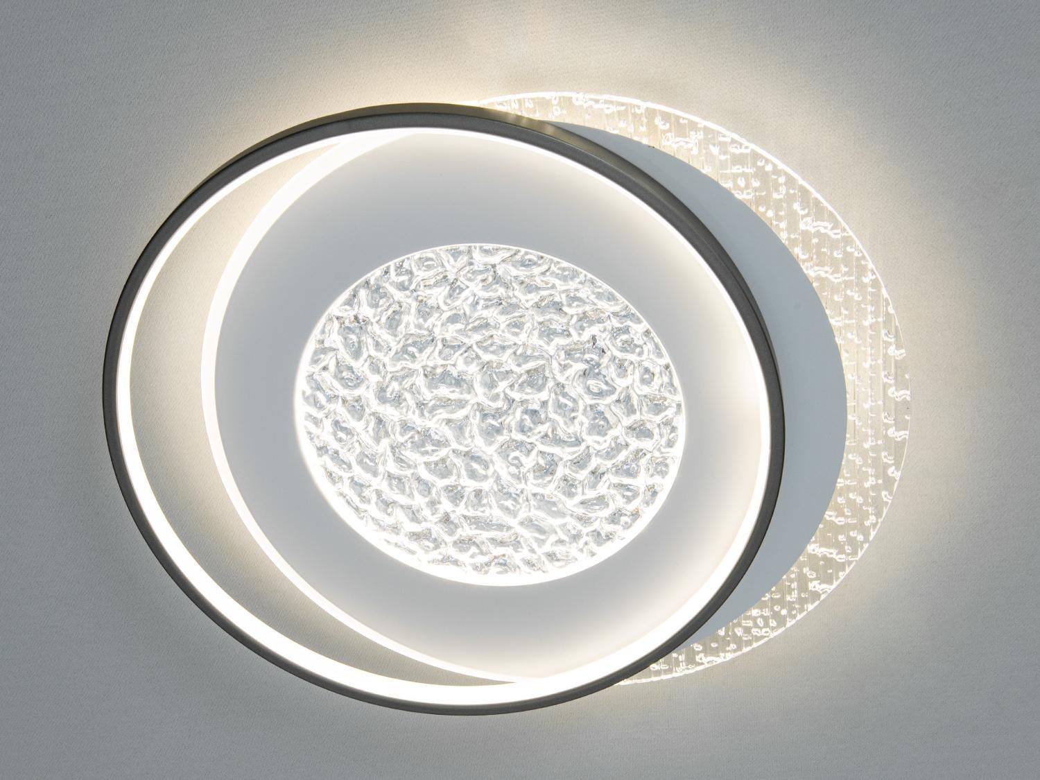 Люстра світлодіодна стельова 90 Вт Чорний (2570-B)