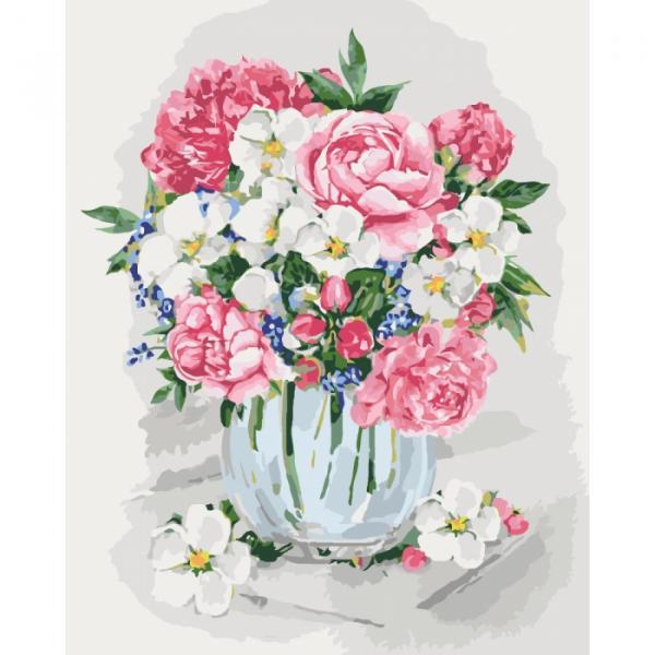 Картина по номерам Идейка Букеты Запах лета 40х50 см (КНО2099-mt)