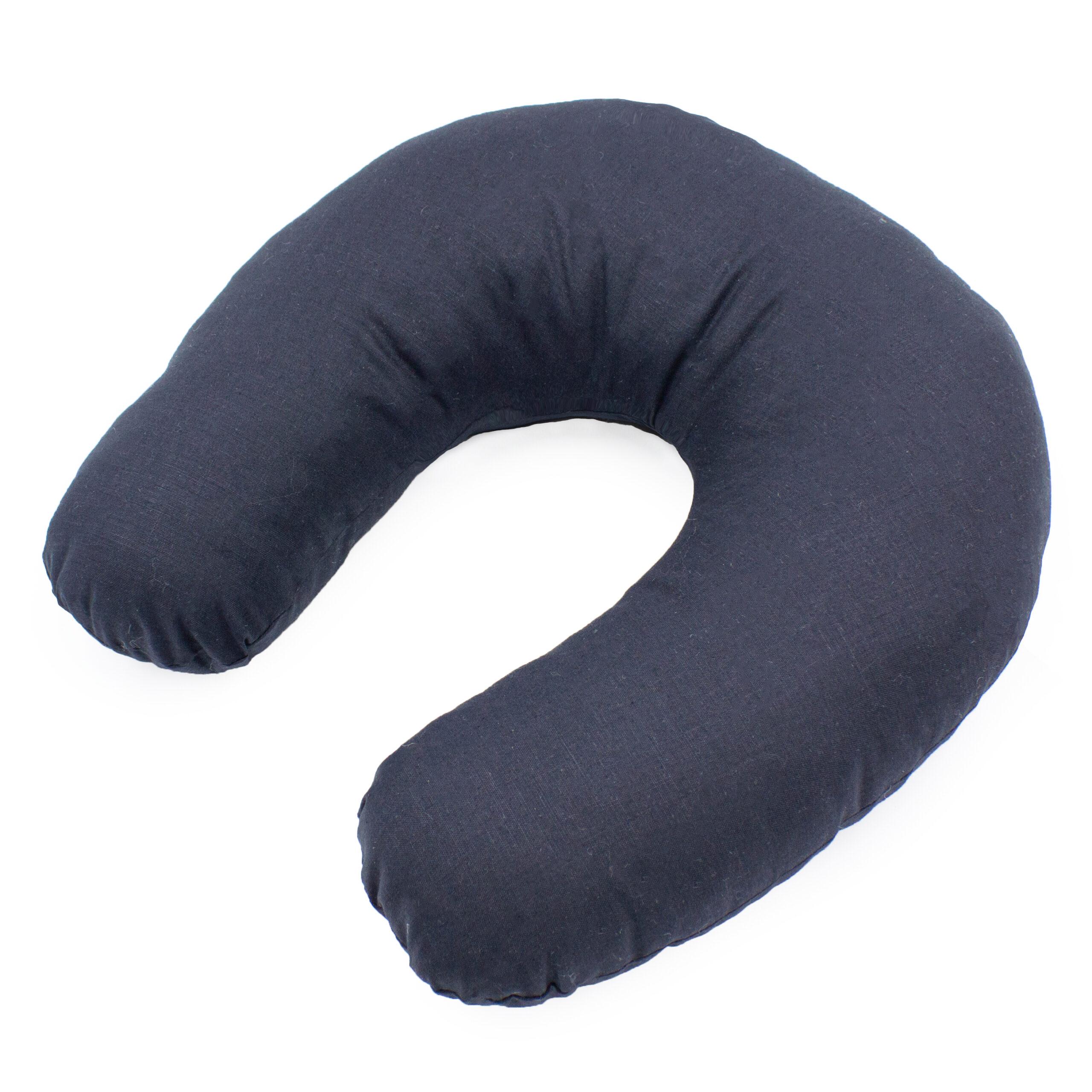 Подушка для путешествий MirSon №8798 Naturale Line 16-9000 Black Stone полистирол 30х35х10 см (2200006348832)