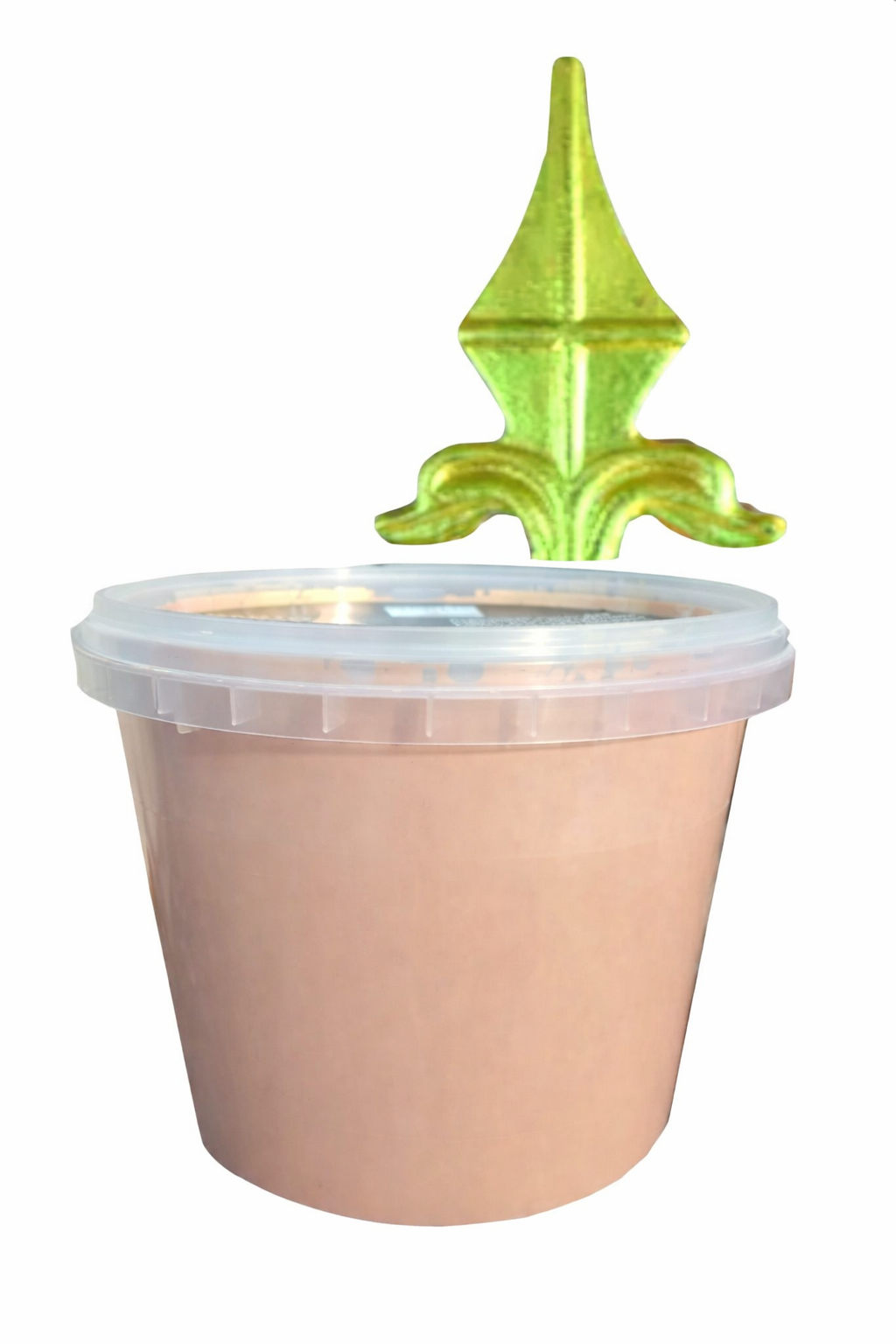 Декоративная эмаль акриловая Ispolin для металла дерева 450 мл Светлое золото (28715685)