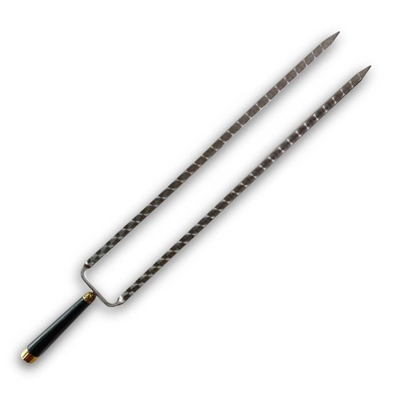 Шампур подвійний Польський герб овал із нержавіючої сталі (SKK28)