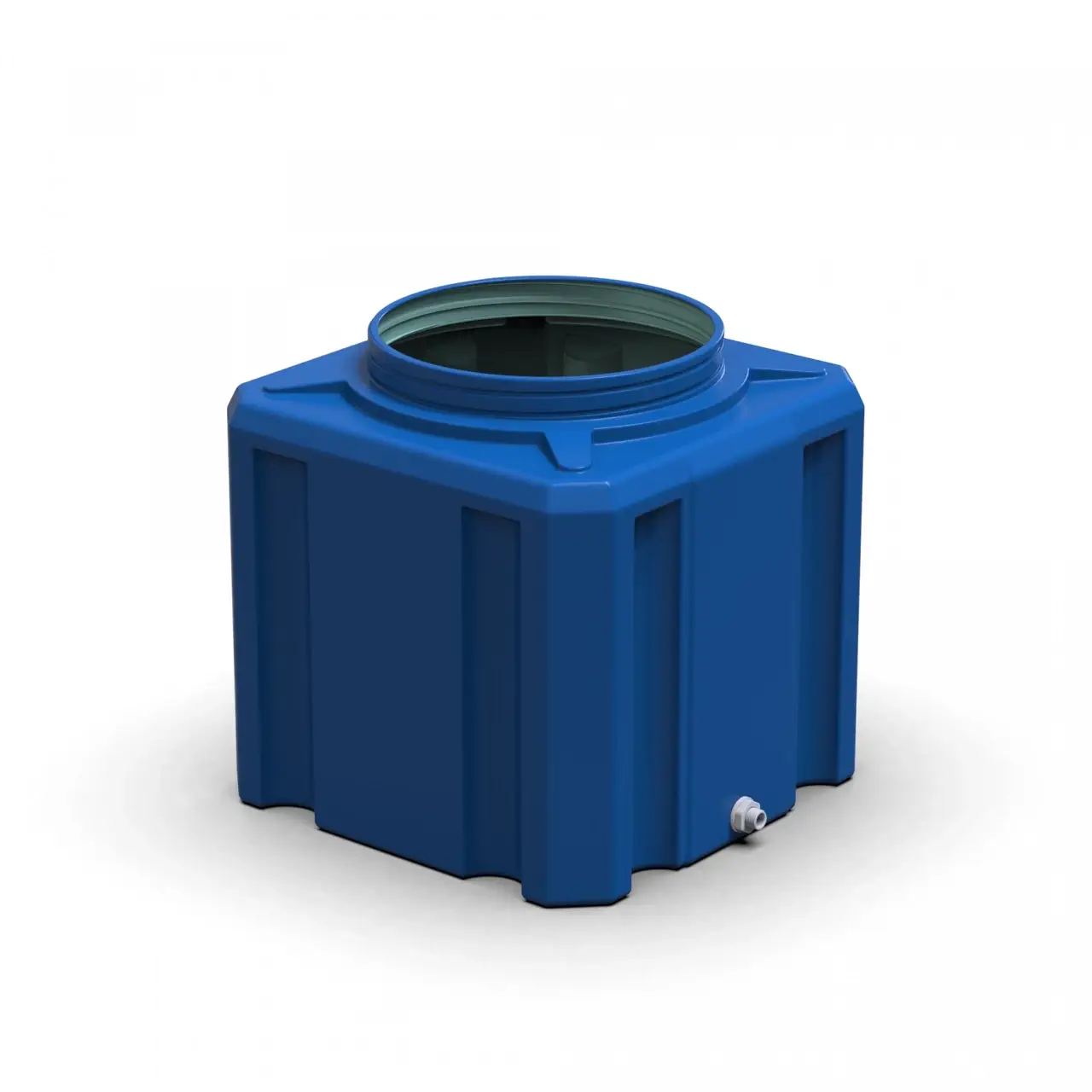 Бочка универсальная ЕК100К пластиковая квадратная 100 л 50х50х51 см (432)