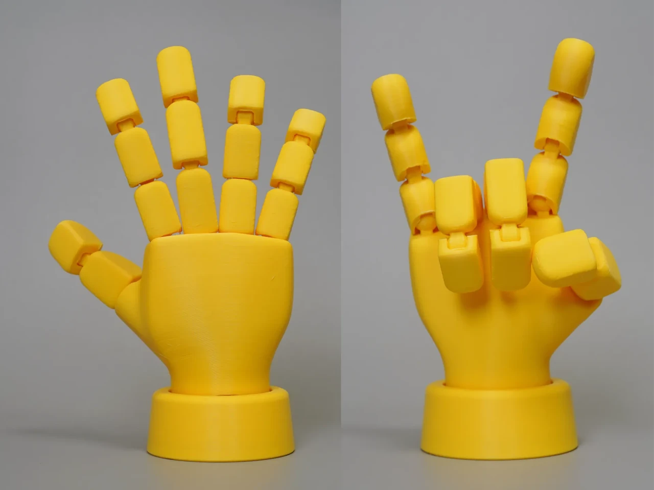 Интерактивная подвижная шарнирная рука Желтый - фото 2 Интерактивная подвижная шарнирная рука Желтый - фото 2