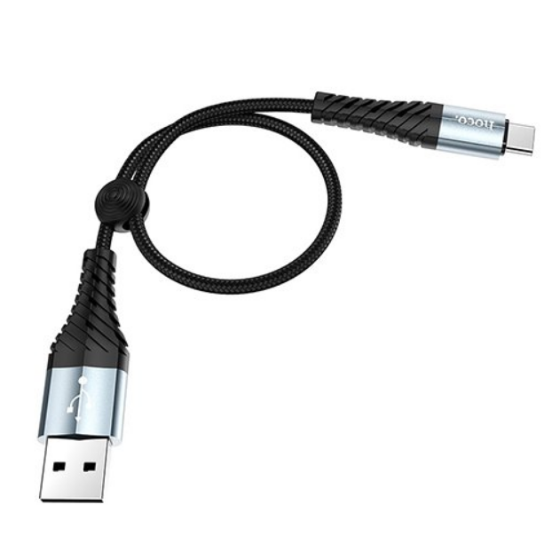 Кабель Hoco X38 USB Type-C короткий 25 см Black (1528231191)