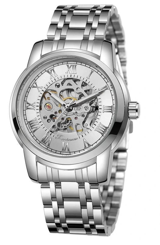 Наручний годинник Forsining 8250 Silver/Silver Наручний годинник Forsining 8250 Silver/Silver