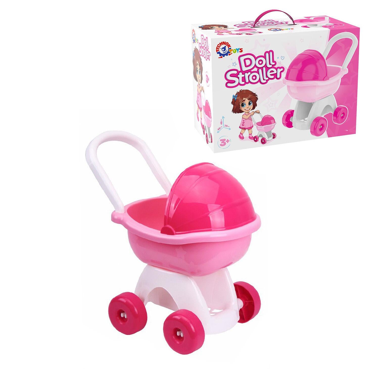 Коляска для куклы Technok Toys 8256/3 46х48х29 см (25622569) Коляска для куклы Technok Toys 8256/3 46х48х29 см (25622569)