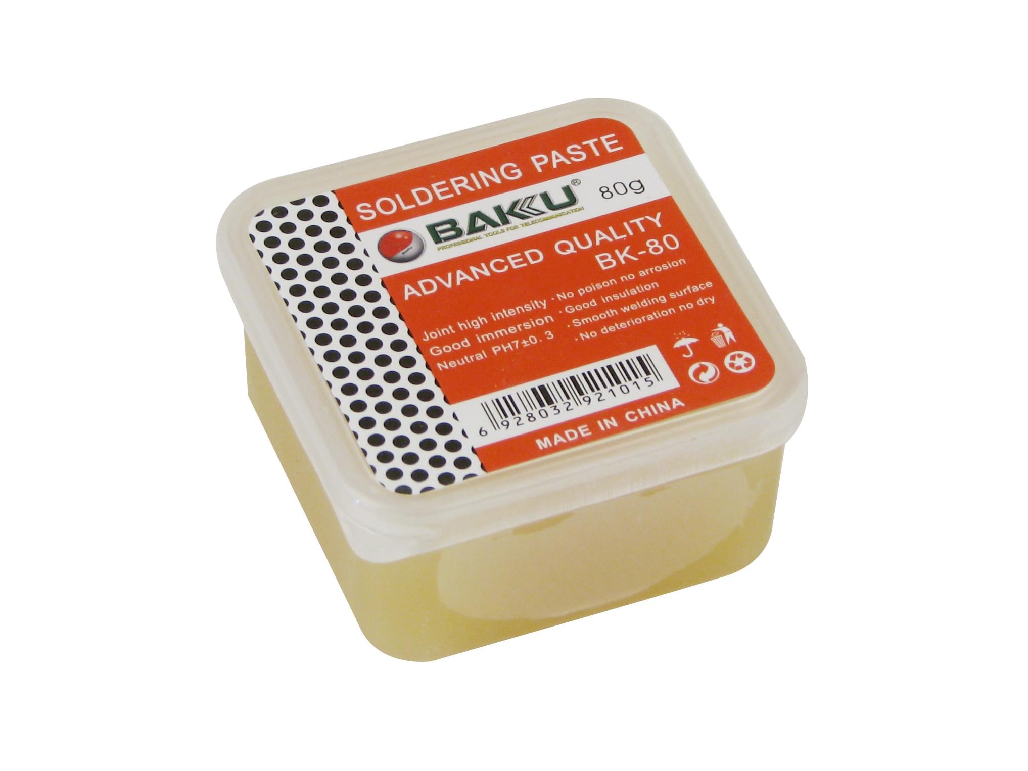 Паяльная паста флюс BAKKU BK-80 54 г брутто