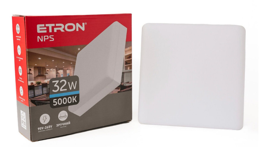Светильник светодиодный ETRON 32W 5000К IP20 (26738274)