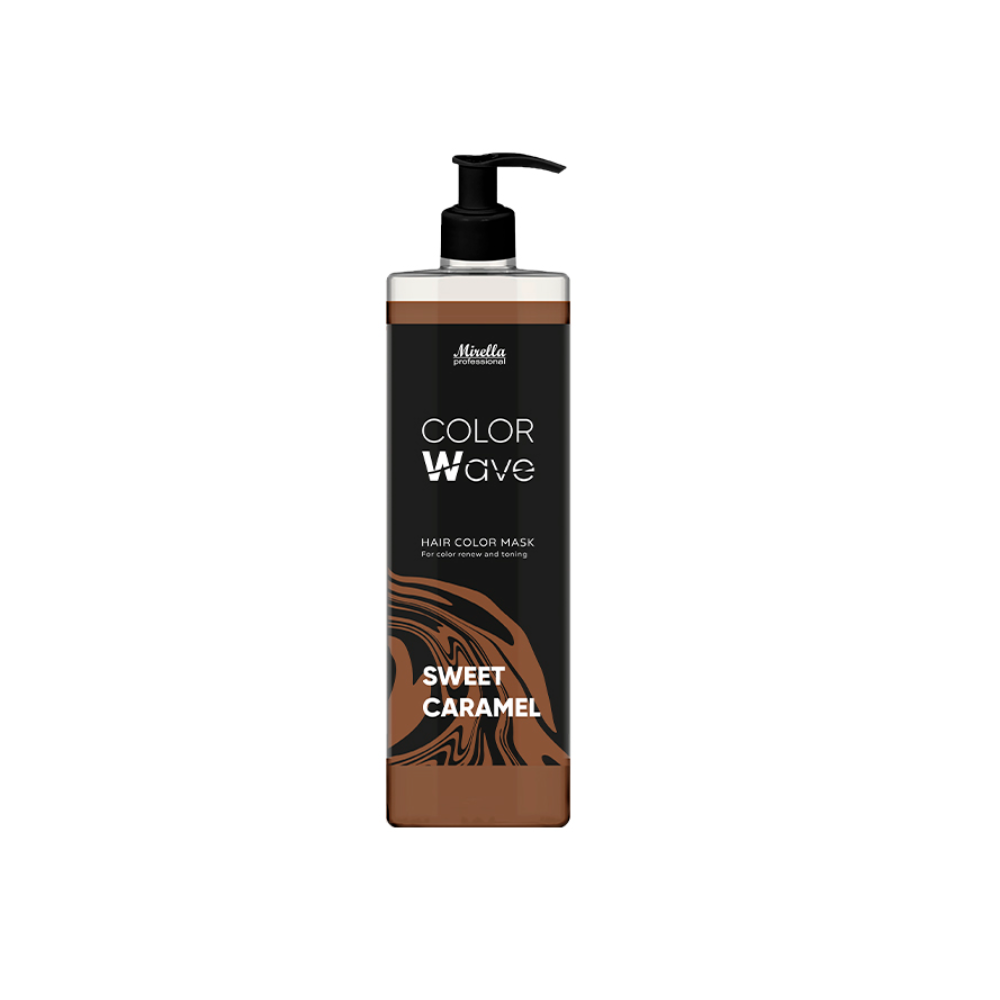 Маска тонувальна для волосся Mirella Color Wave Hair Color Mask Sweet Caramel 380 мл Маска тонувальна для волосся Mirella Color Wave Hair Color Mask Sweet Caramel 380 мл