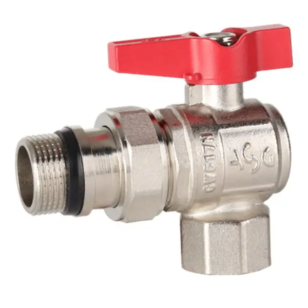 Кран с американкой ASG 1/2" ВЗ угловой латунь (6552970)