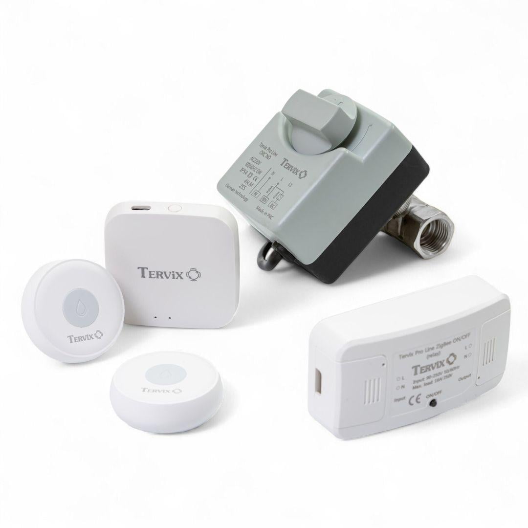 Система защиты от потопа для умного дома Tervix ZigBee Water Stop на 1 трубу 3/4" (4912612)