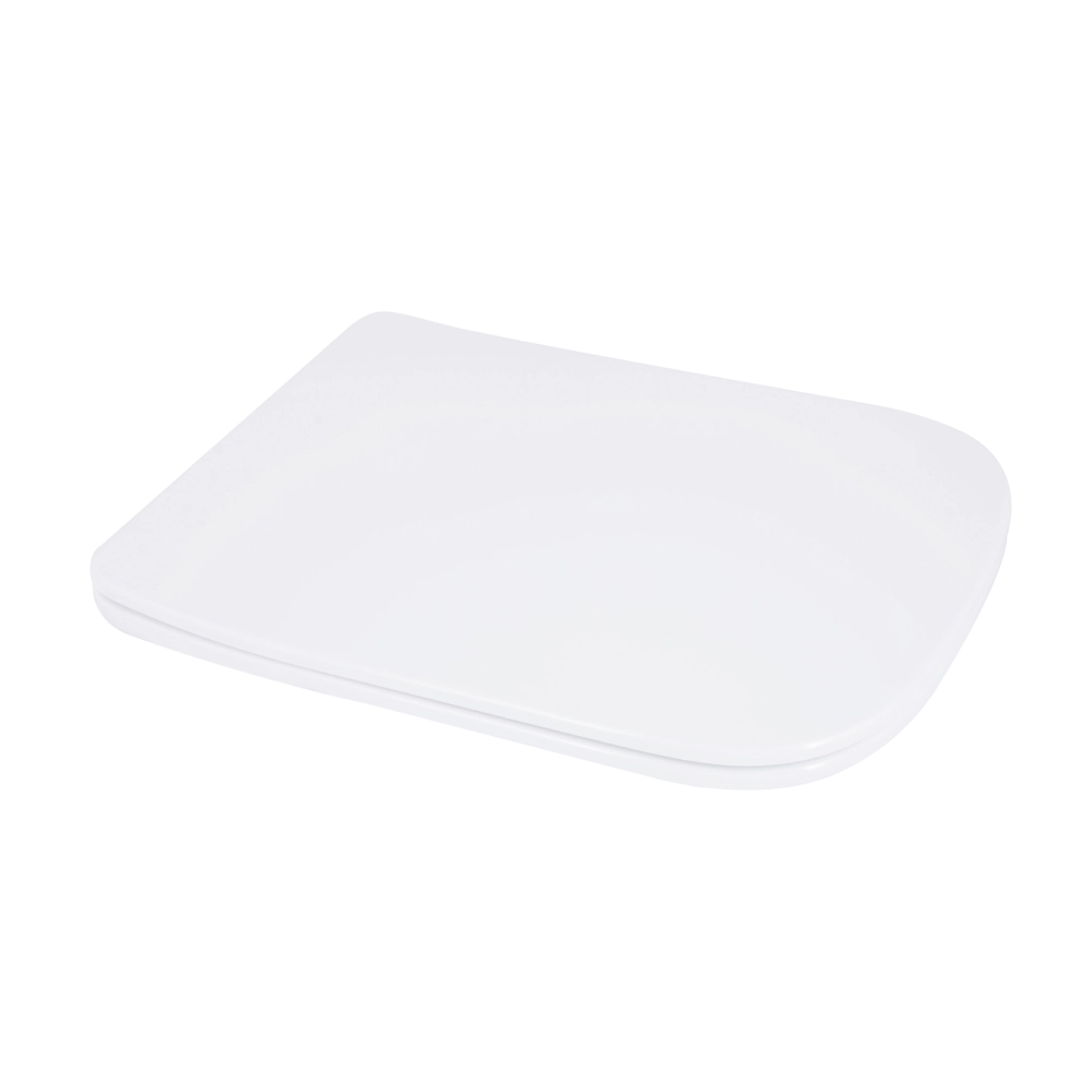 Сиденье для унитаза напольного Qtap Aries с микролифтом Slim Duroplast Quick Release QT03228302W3 445x360x30 мм White (SD00054056)