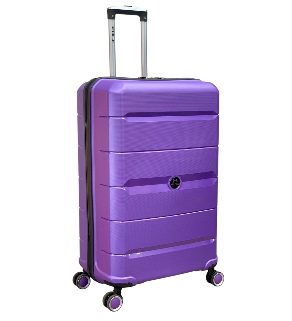 Валіза my Polo PP012-L поліпропілен на 4-х подвійних колесах велика L 100 л - фото 1 Валіза my Polo PP012-L поліпропілен на 4-х подвійних колесах велика L 100 л - фото 1
