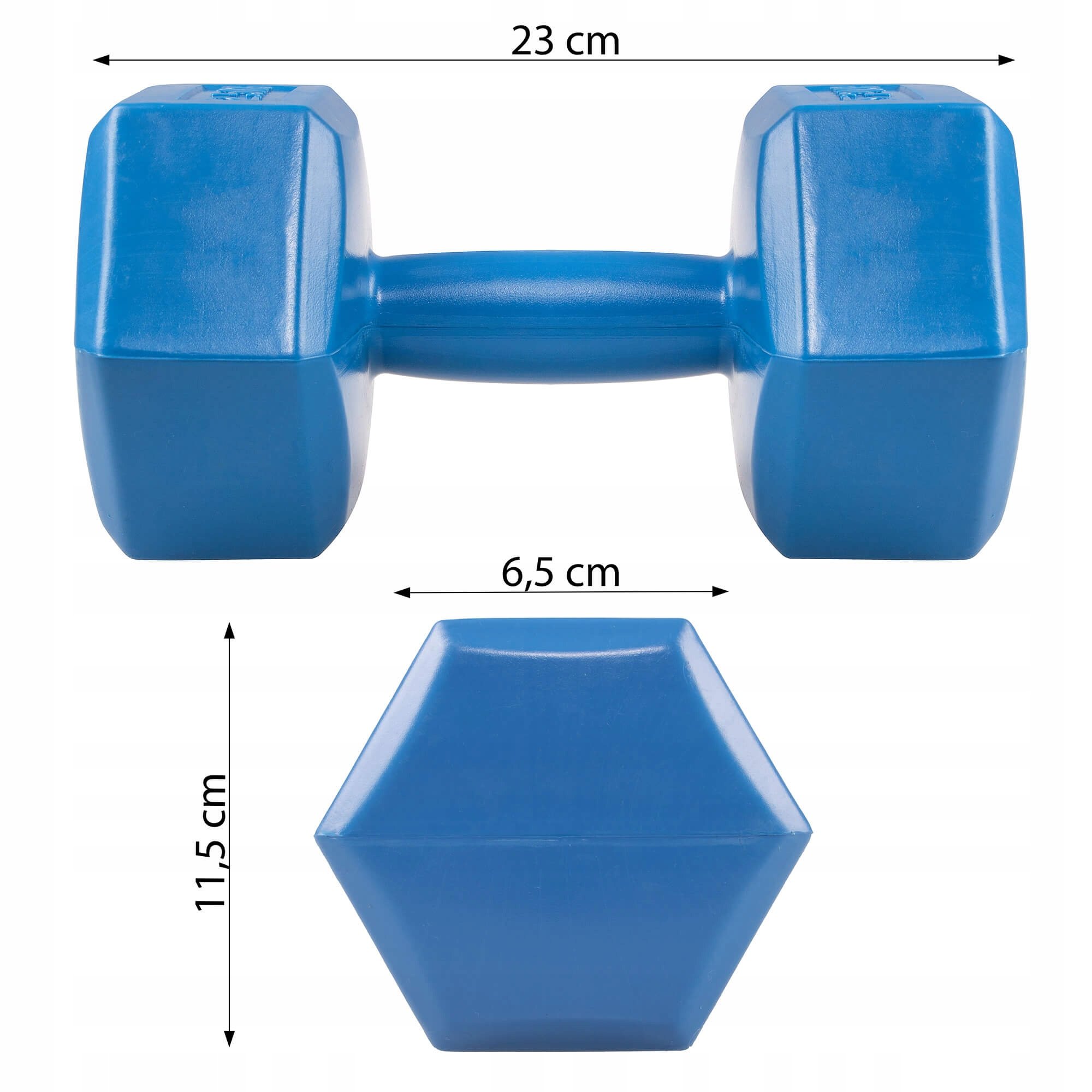 Гантели Springos Hex 2x2,5 кг FA1033 - фото 3