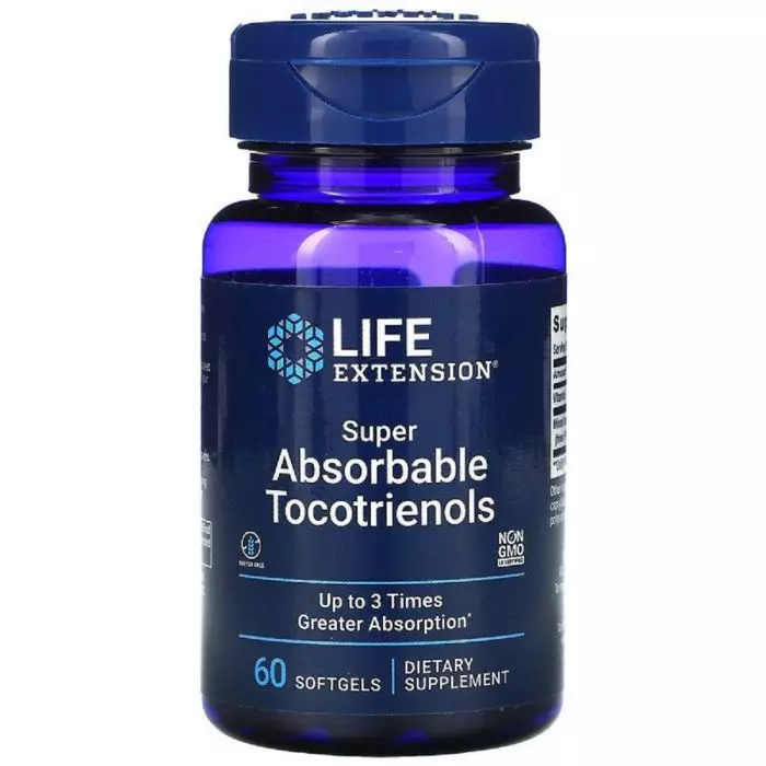 Витамин Е Life Extension Super Absorbable Tocotrienols 60 капсул (LEX14006)