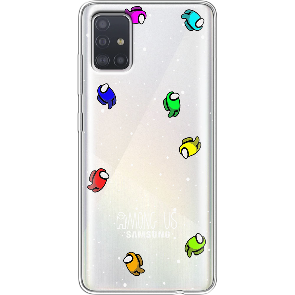 Чохол Boxface Samsung A515 Galaxy A51 Among Us Invisible Прозорий силікон (38808-bk76-38808)