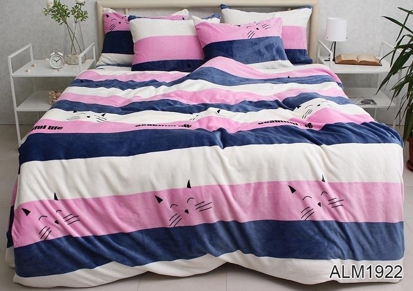 Комплект постельного белья ALM1922 двуспальный велсофт микрофибра наволочки 50x70 см Комплект постельного белья ALM1922 двуспальный велсофт микрофибра наволочки 50x70 см