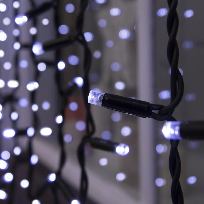 Гірлянда вулична з flash мерехтінням Alphatrade Premium Штора 3x3 м 480 LED Чорний/Холодний білий (120223) - фото 3 Гірлянда вулична з flash мерехтінням Alphatrade Premium Штора 3x3 м 480 LED Чорний/Холодний білий (120223) - фото 3
