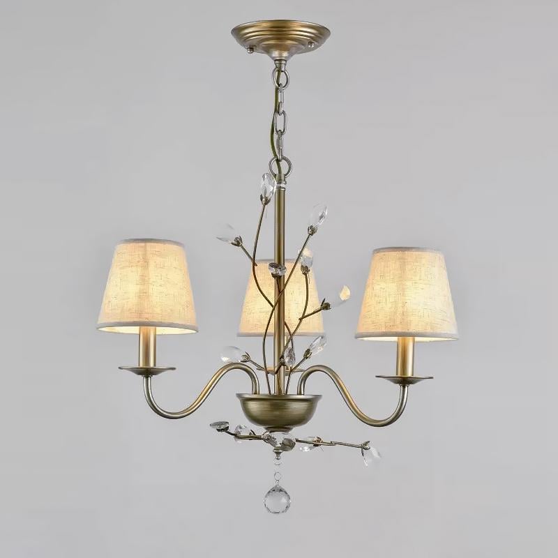 Люстра підвісна з абажурами Light House ES-15621/3 Бронзовий (9380)