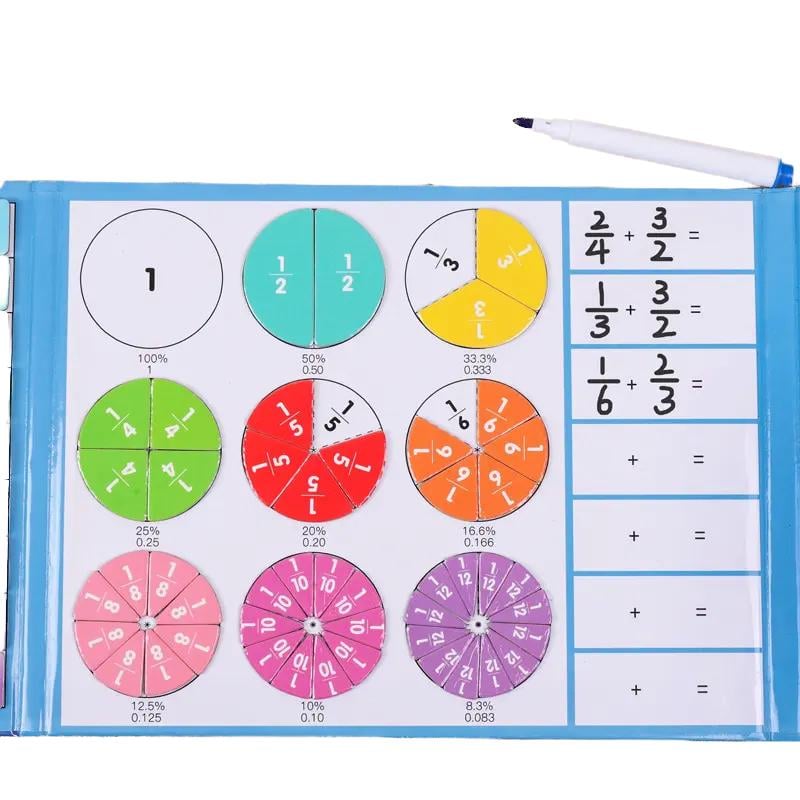 Математичний набір Вчимо дроби (13532963) - фото 8 Математичний набір Вчимо дроби (13532963) - фото 8