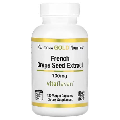 Виноградные косточки CGN French Grape Seed Extract 100 мг 120 капс. (CGN-01194)