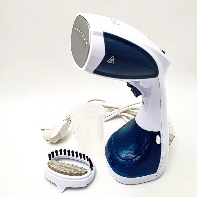 Відпарювач Difei Handheld Garment Steamer DF-019A W36 1100 Вт Білий із синім (14-14-14982) - фото 3