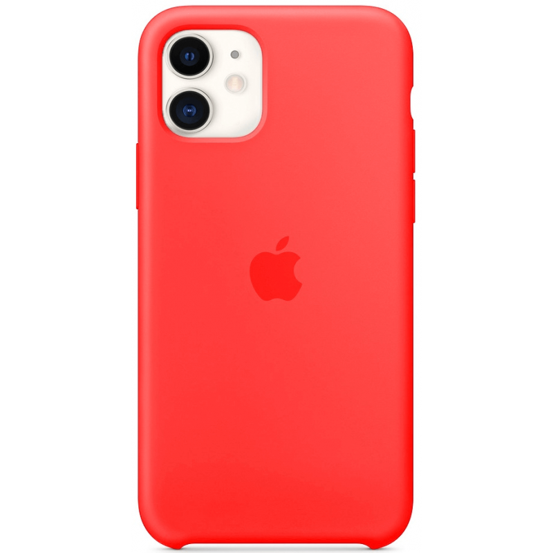 Чехол GoVern Silicone Case Full для Apple iPhone 11 Ярко-розовый