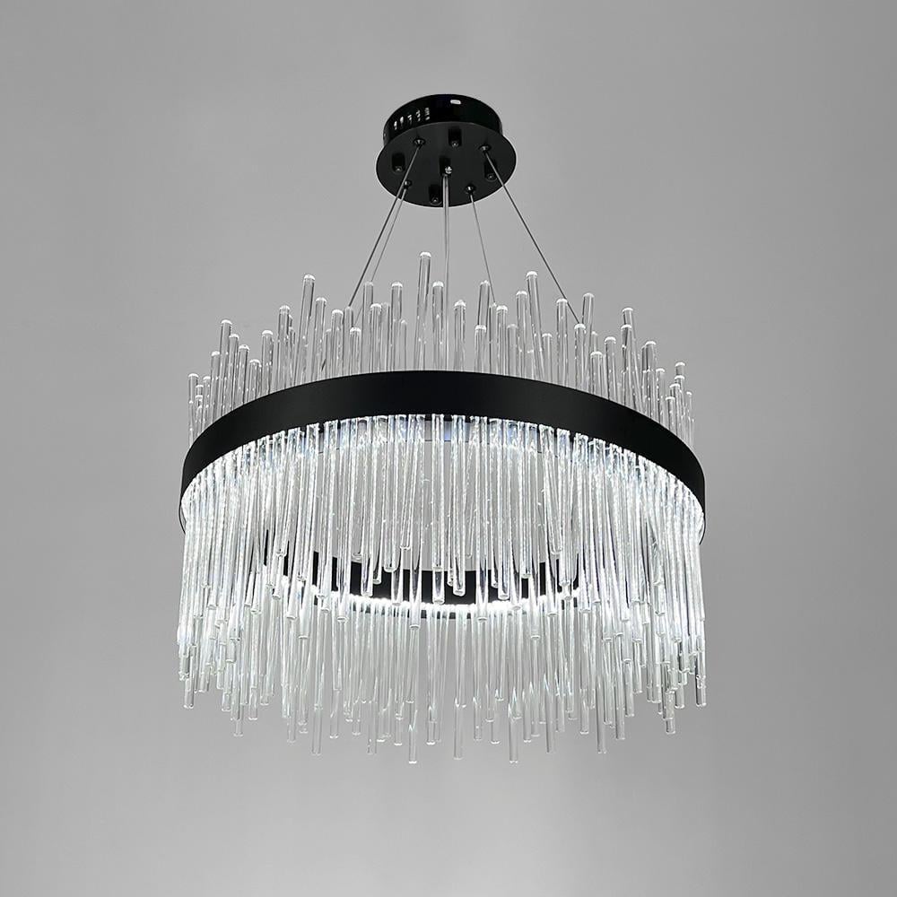 Люстра роскошная COLISEUM BLACK Ø 80 см Черный (J881-800 BK)