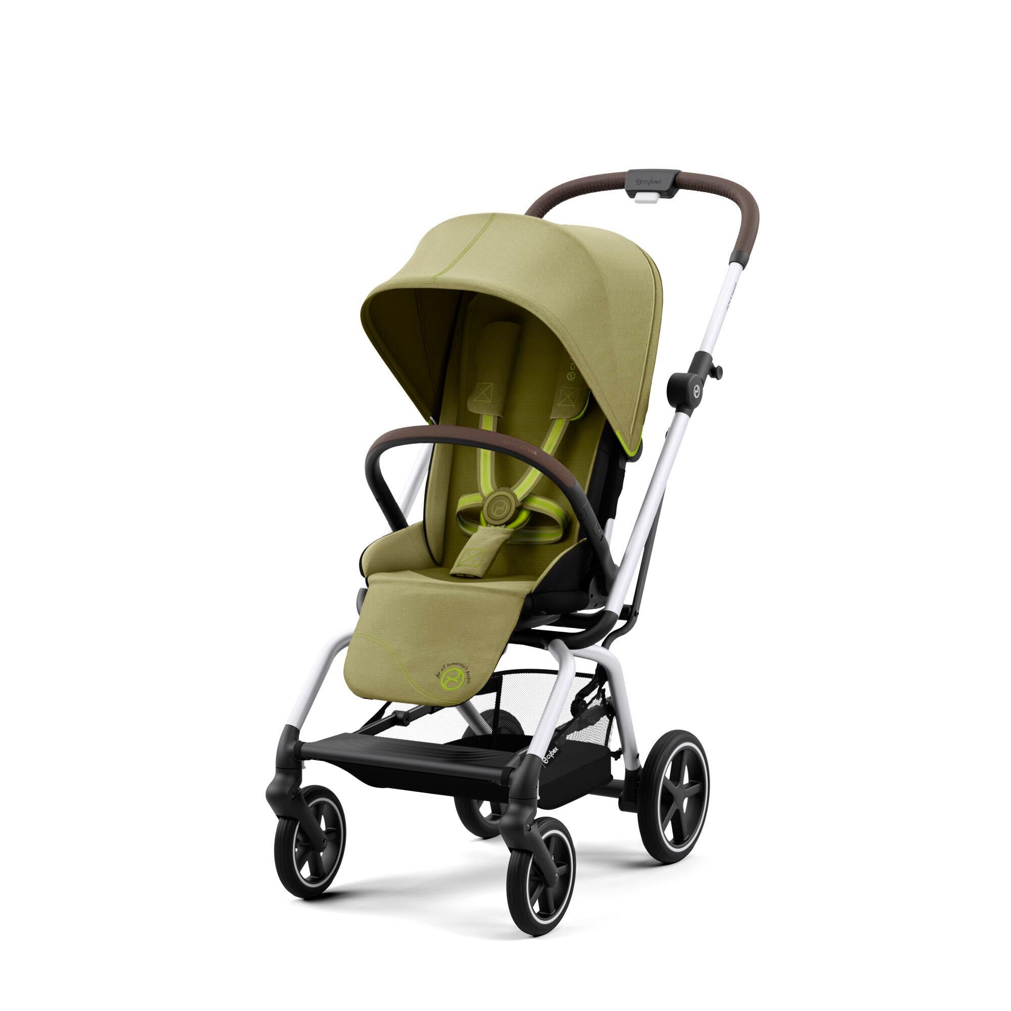 Коляска Cybex Eezy S Twist+ 2 SLV с бампером Nature Green (522001067) Коляска Cybex Eezy S Twist+ 2 SLV с бампером Nature Green (522001067)