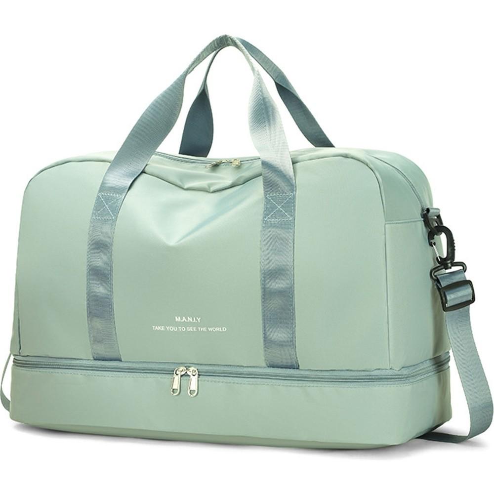 Дорожня сумка жіноча NANCY нейлонова Mint