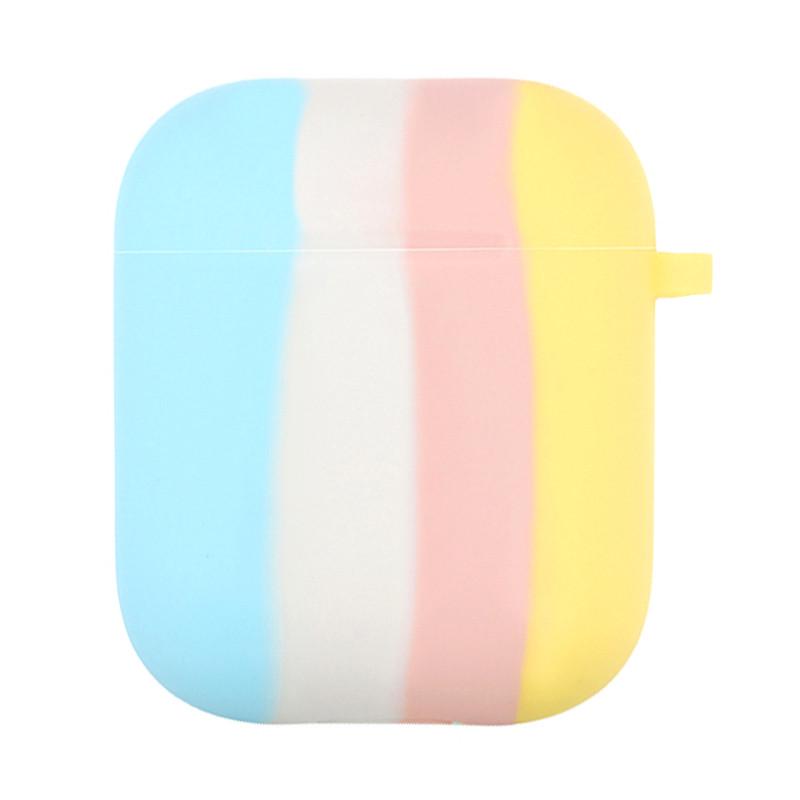 Футляр для наушников противоударный Colorfull для AirPods 1/2 силиконовый Blue/Yellow (00000044081_1)