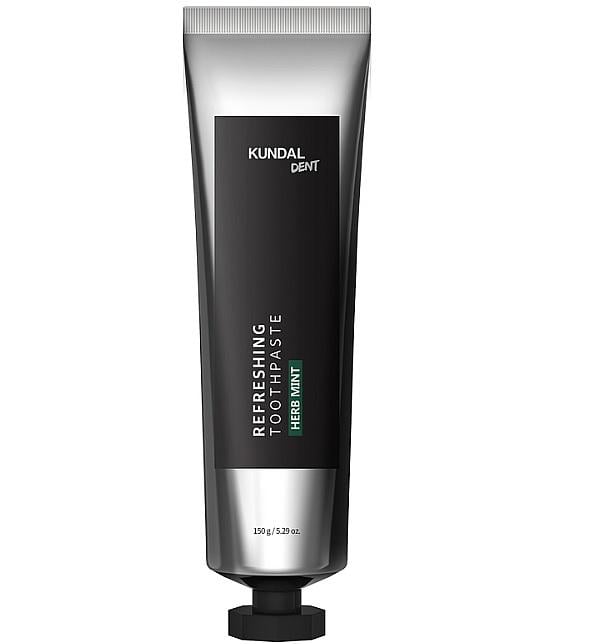 Зубна паста зі смаком м'яти та трав Herb Mint Toothpaste Kundal 150 г (8809693747424)