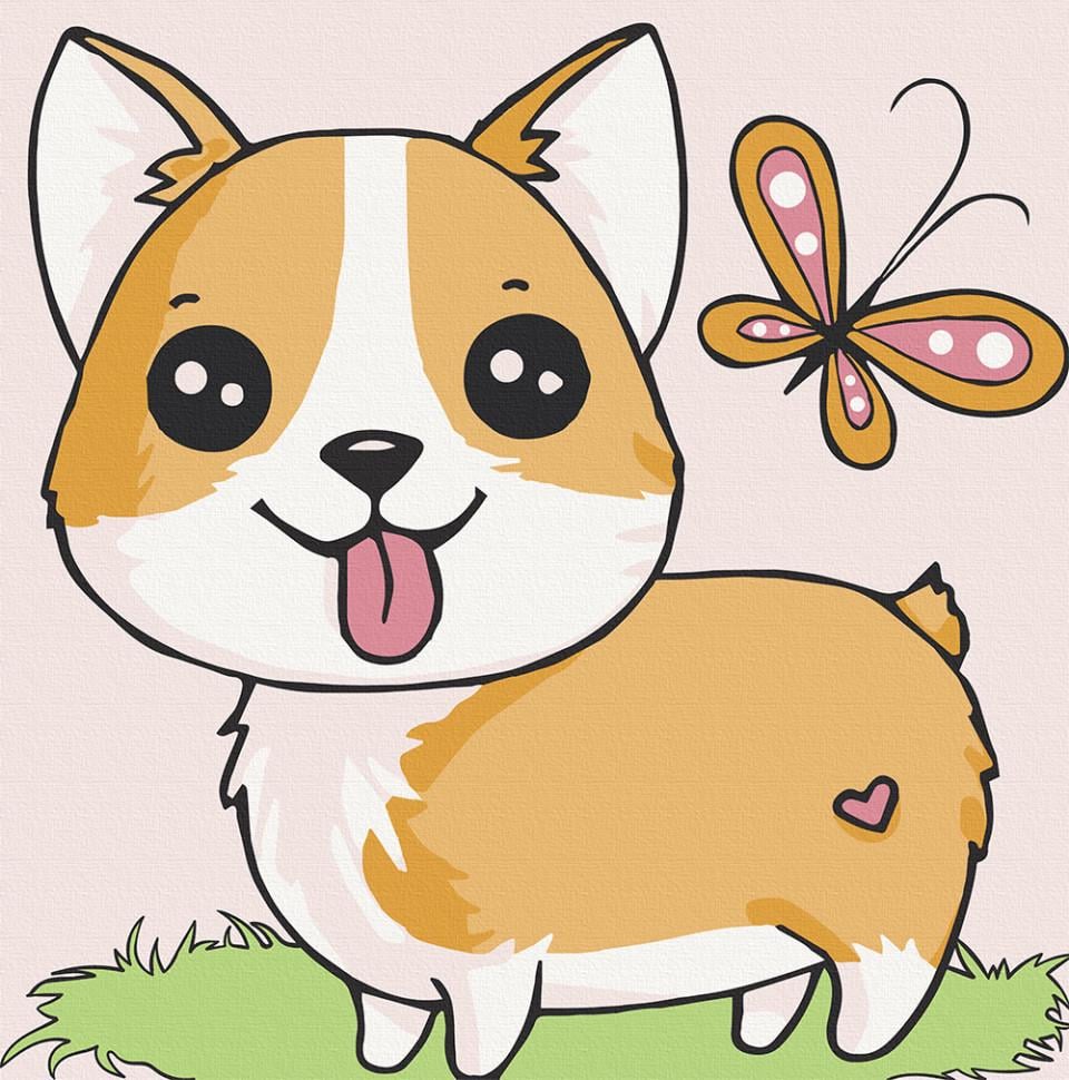 Картина по номерам ART CRAFT Щенок корги 15541-AC 30x30 см (RLT20004) Картина по номерам ART CRAFT Щенок корги 15541-AC 30x30 см (RLT20004)