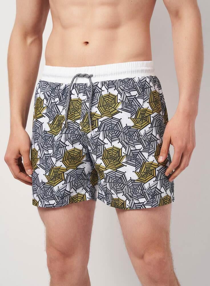 Шорты Granz 592x06 мужские S Бело-черный (187024-3)