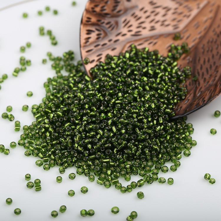 Бисер Парчовый 2 мм 50 г Салатовый (БР0002ч48)
