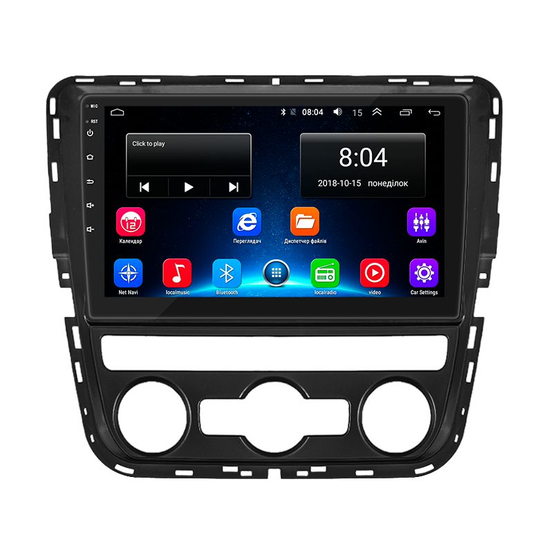 Автомагнітола штатна Lesko Base для Volkswagen Scirocco R I 2009-2014 р. Wi-Fi/GPS 2/32 GB 9" (9634-40323)