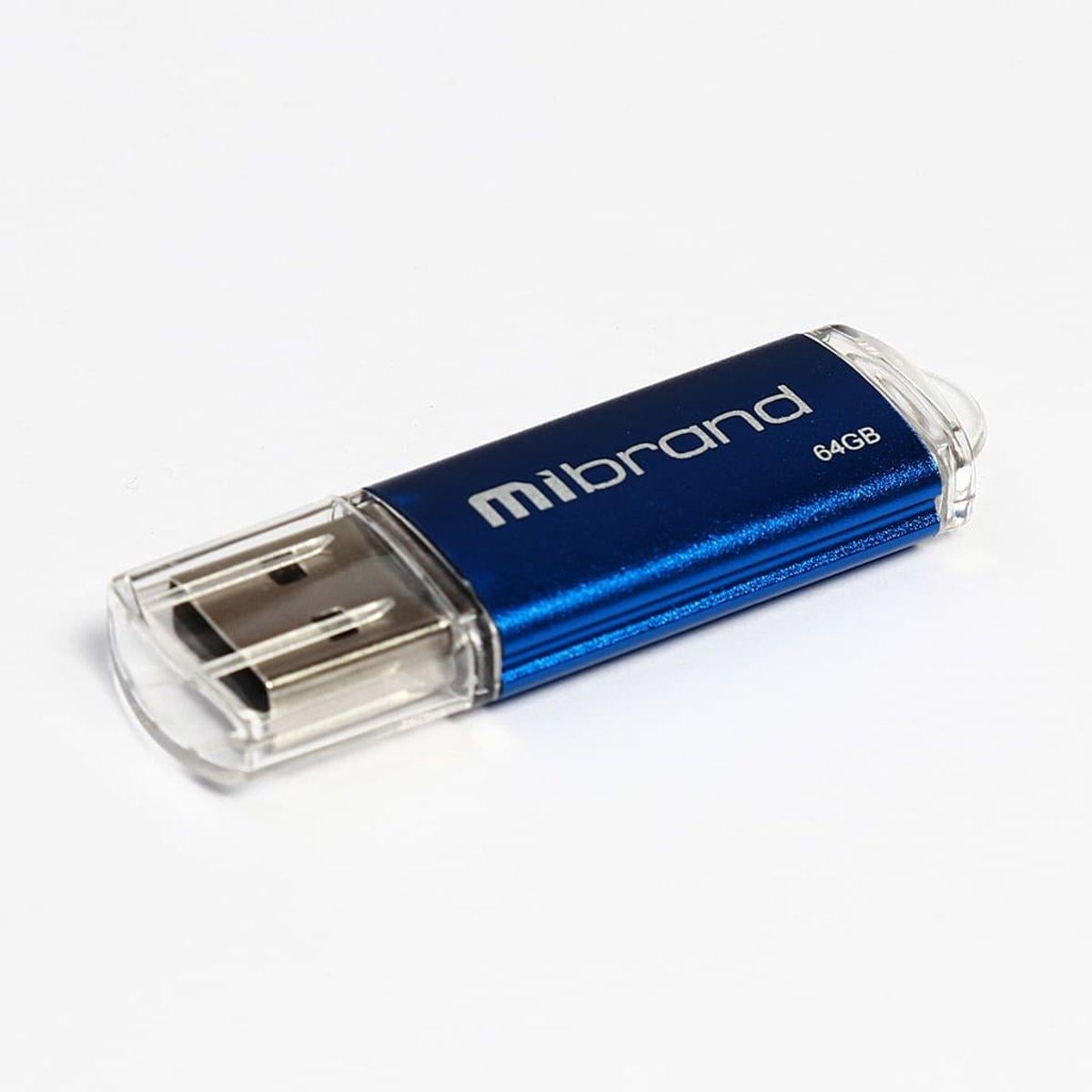 Флеш-накопитель для ноутбука Flash Mibrand USB 2.0 Cougar 64Gb Blue (MI2.0/CU64P1U)