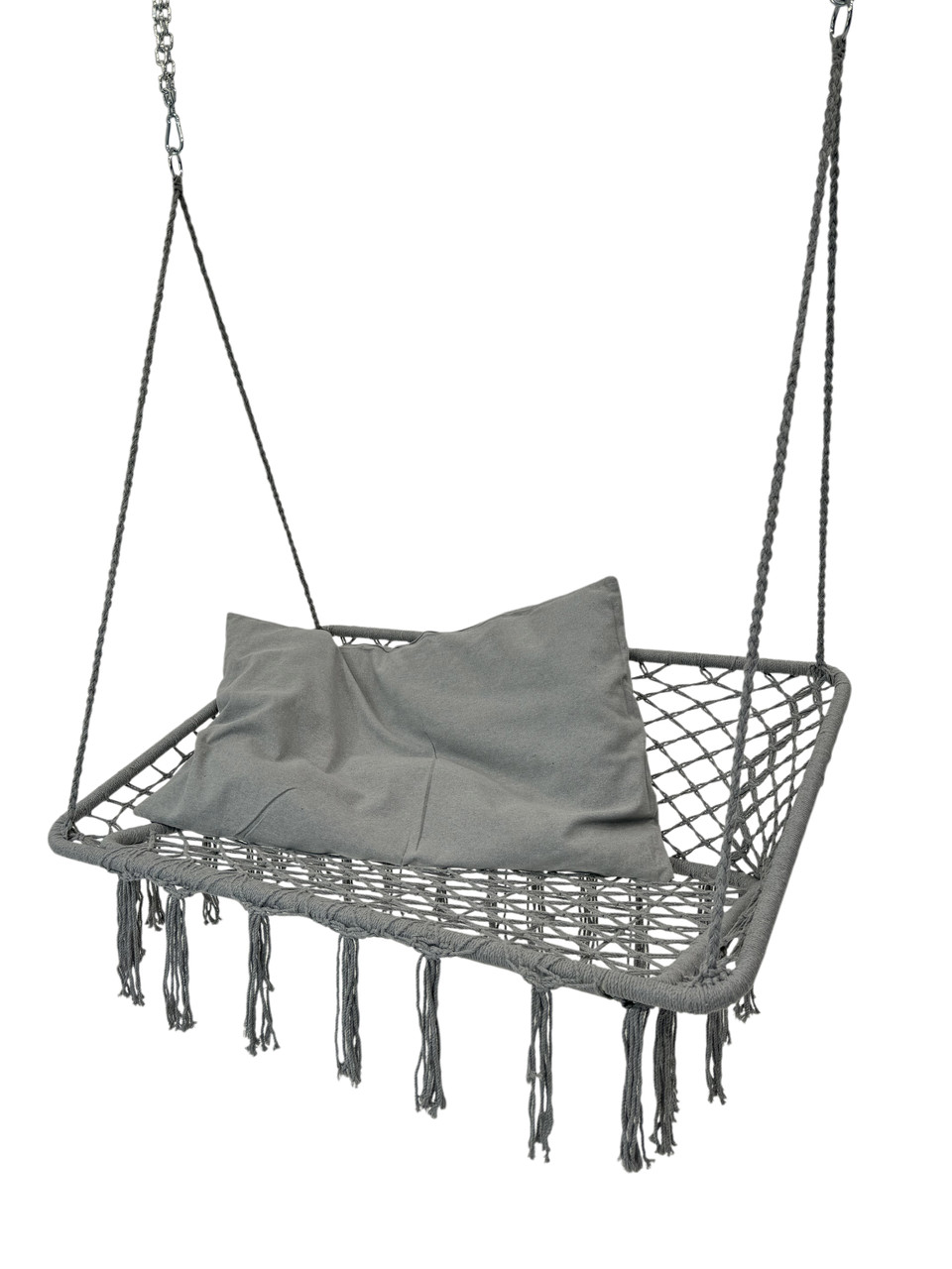 Качели WCG с подушкой двухместная 120 см Графитовый (QNSW09GR) Качели WCG с подушкой двухместная 120 см Графитовый (QNSW09GR)