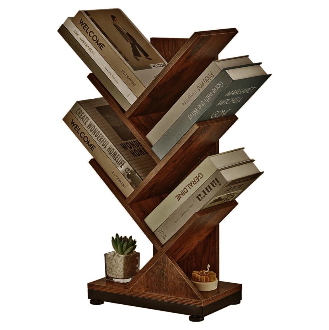 Полка книжная настольная из дерева Рамбален Терракот (КПА-003132)