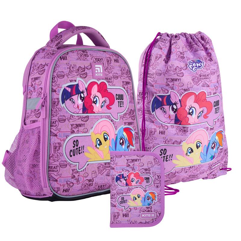 Рюкзак ортопедичний Kite Education My Little Pony 35х26х13,5 см (SET_LP21-555S)