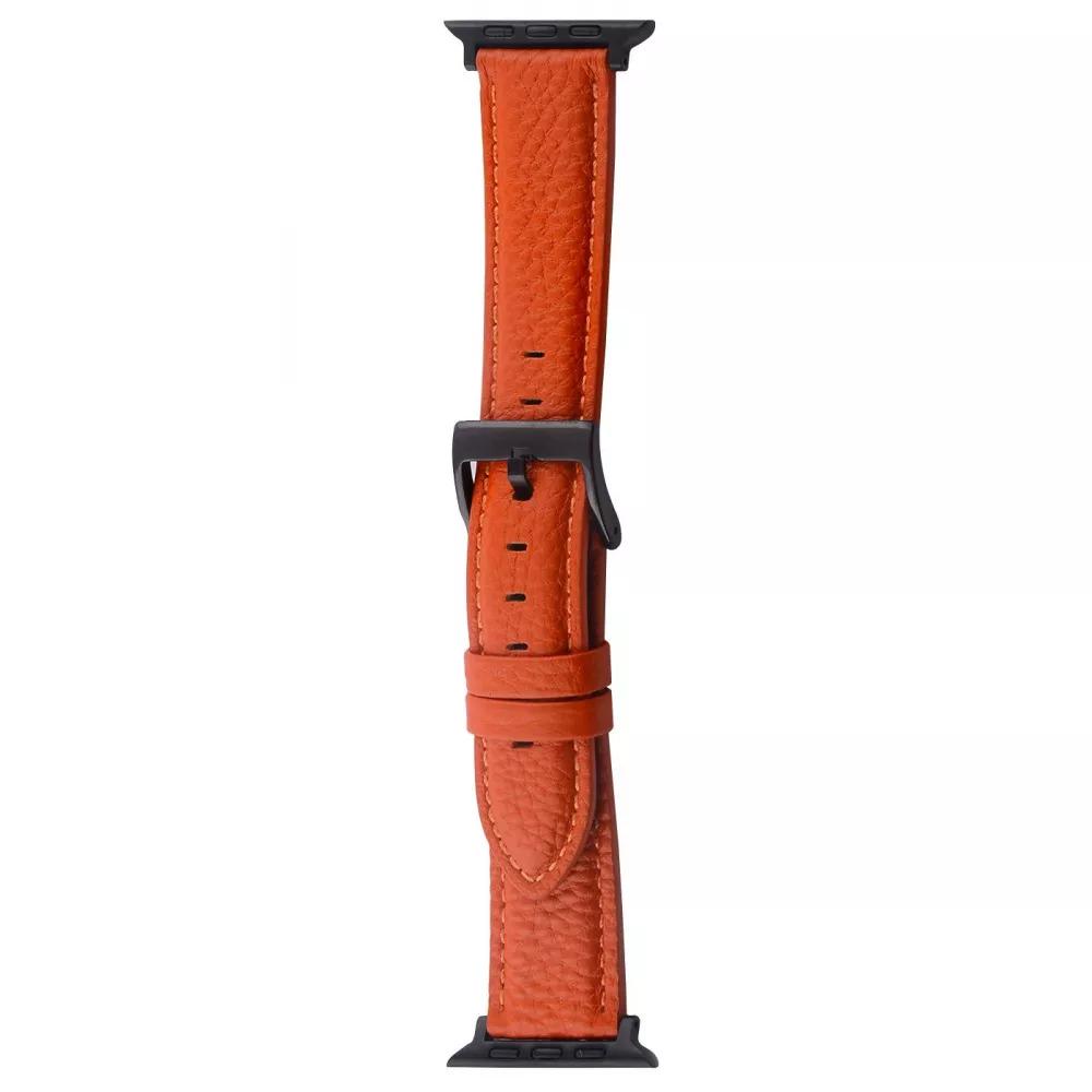 Ремешок Leather Edition для смарт-часов PRC Apple Watch 38/40/41 мм Оранжевый (13925743)