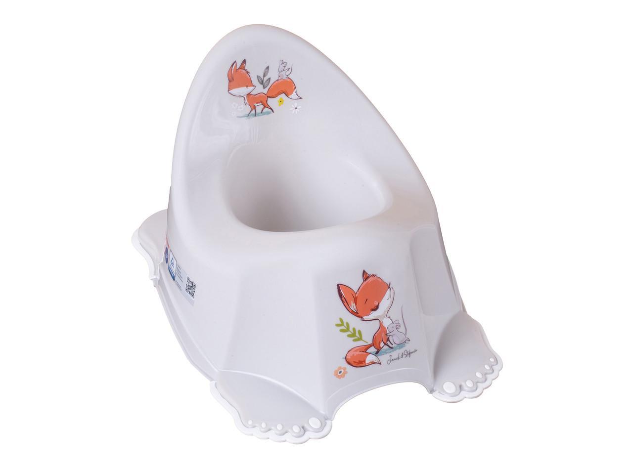 Горшок Tega Baby Лесная сказка с противоскользящей резиной Светло-бежевый (5902963015150 FF-001-111)