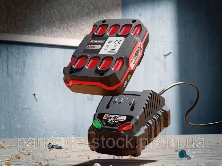 Акумулятор PARKSIDE PAP 20 B1 2 Ач і зарядний пристрій PARKSIDE PLG 20 C1 (100476) - фото 5 Акумулятор PARKSIDE PAP 20 B1 2 Ач і зарядний пристрій PARKSIDE PLG 20 C1 (100476) - фото 5