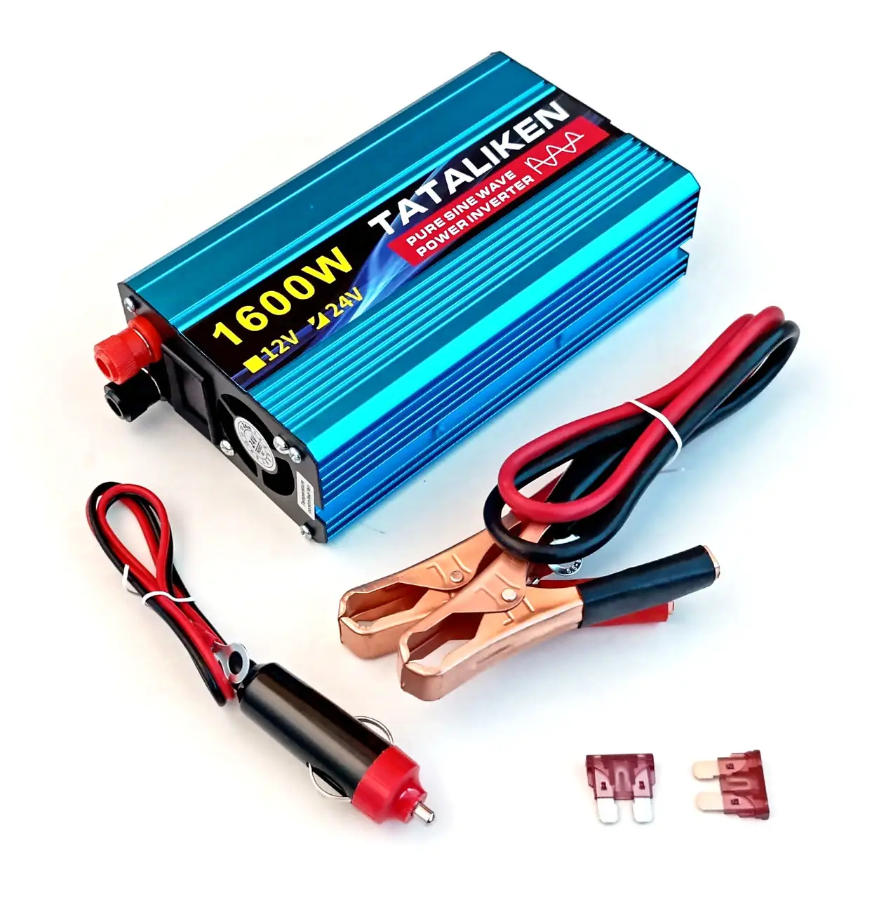 Автомобильный инвертор Tataliken чистый синус 1600 Вт 24-220V (30475544) - фото 3 Автомобильный инвертор Tataliken чистый синус 1600 Вт 24-220V (30475544) - фото 3