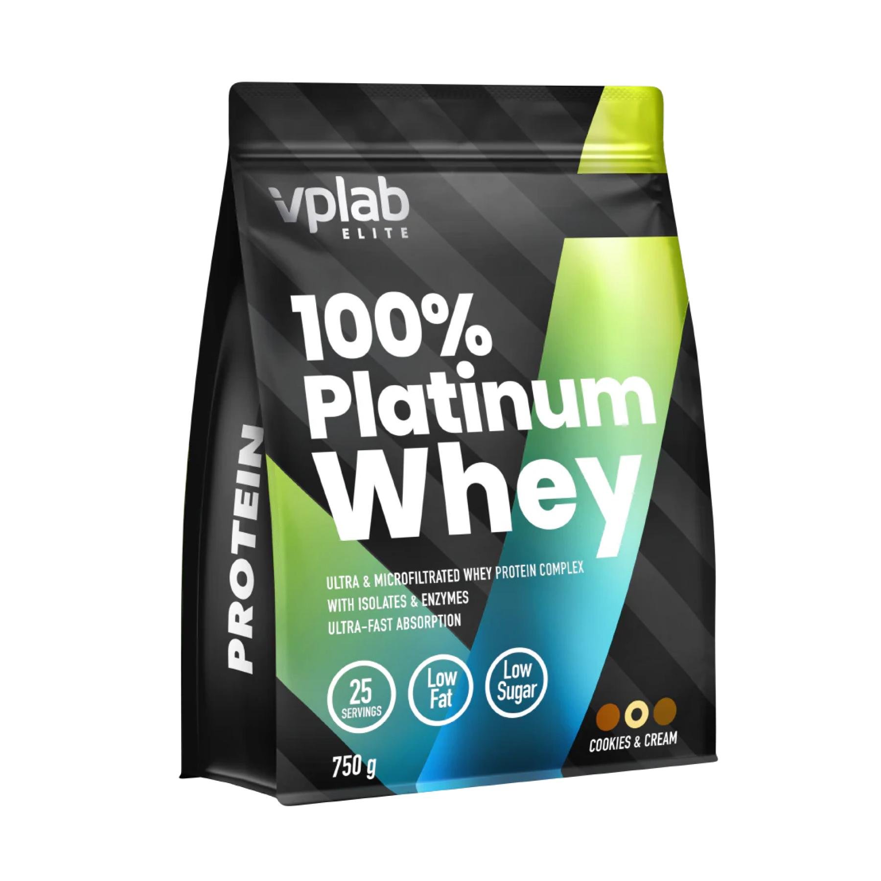 Протеїн VPLab Platinum Whey Cookies Cream 750 г