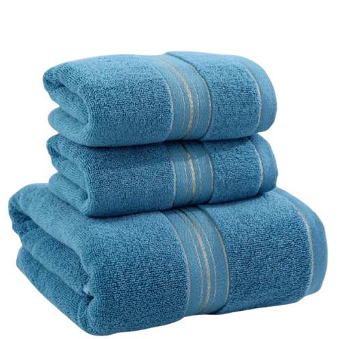 Набор полотенец Empire LUX 3в1 140х70 см/74х34 см/74х34 см Бирюзовый (NR3in1GreenGOLDline) - фото 6 Набор полотенец Empire LUX 3в1 140х70 см/74х34 см/74х34 см Бирюзовый (NR3in1GreenGOLDline) - фото 6