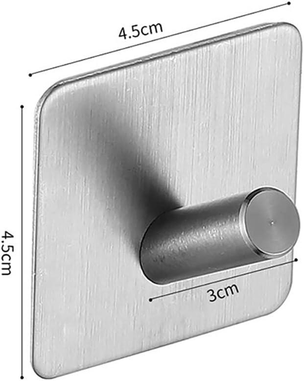 Набор крючков самоклеющихся из нержавеющей стали 4 шт. - фото 6 Набор крючков самоклеющихся из нержавеющей стали 4 шт. - фото 6