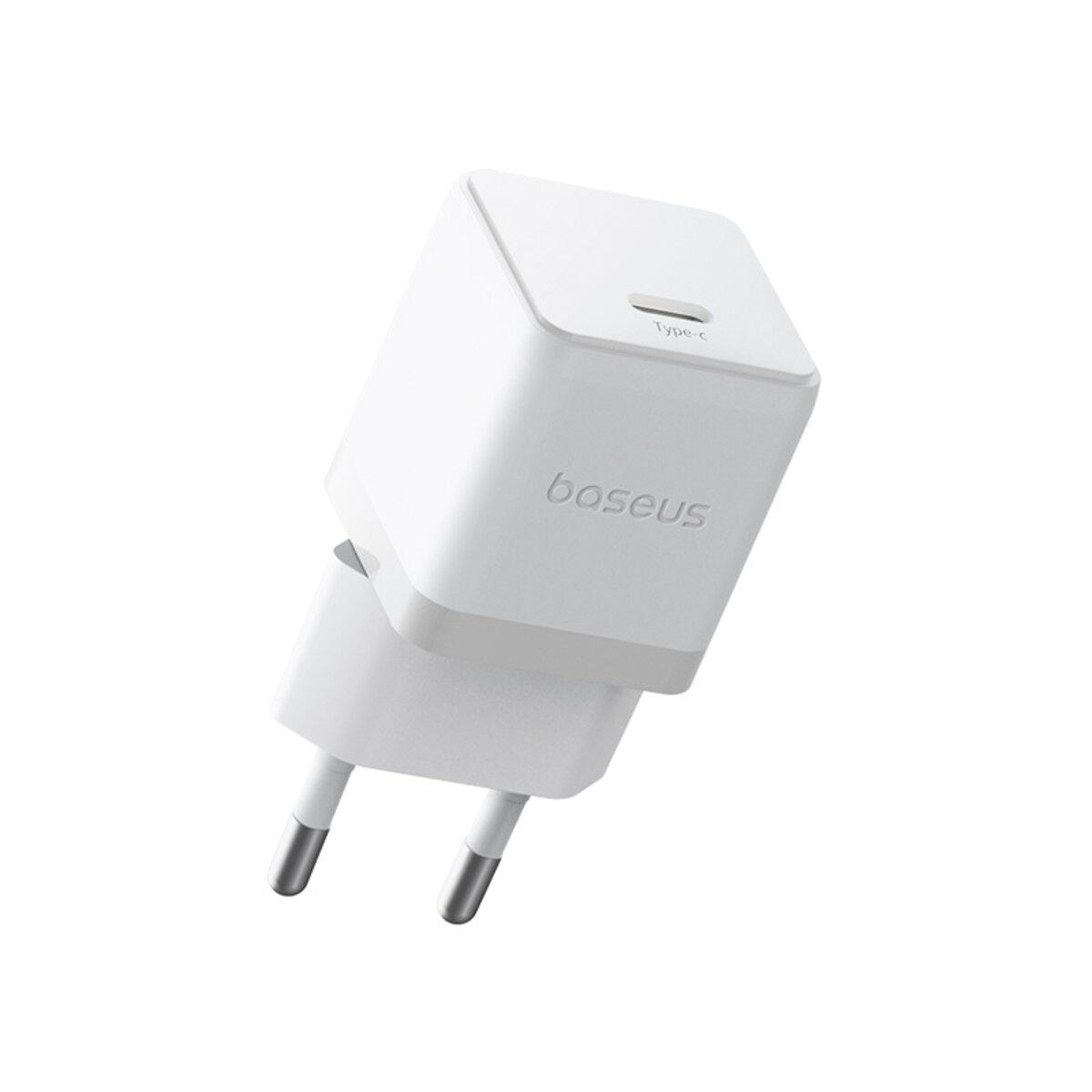 Зарядний пристрій Baseus Palm Fast Charger 1xType-C 30W EU 5V 3A White (P10111605213-00)